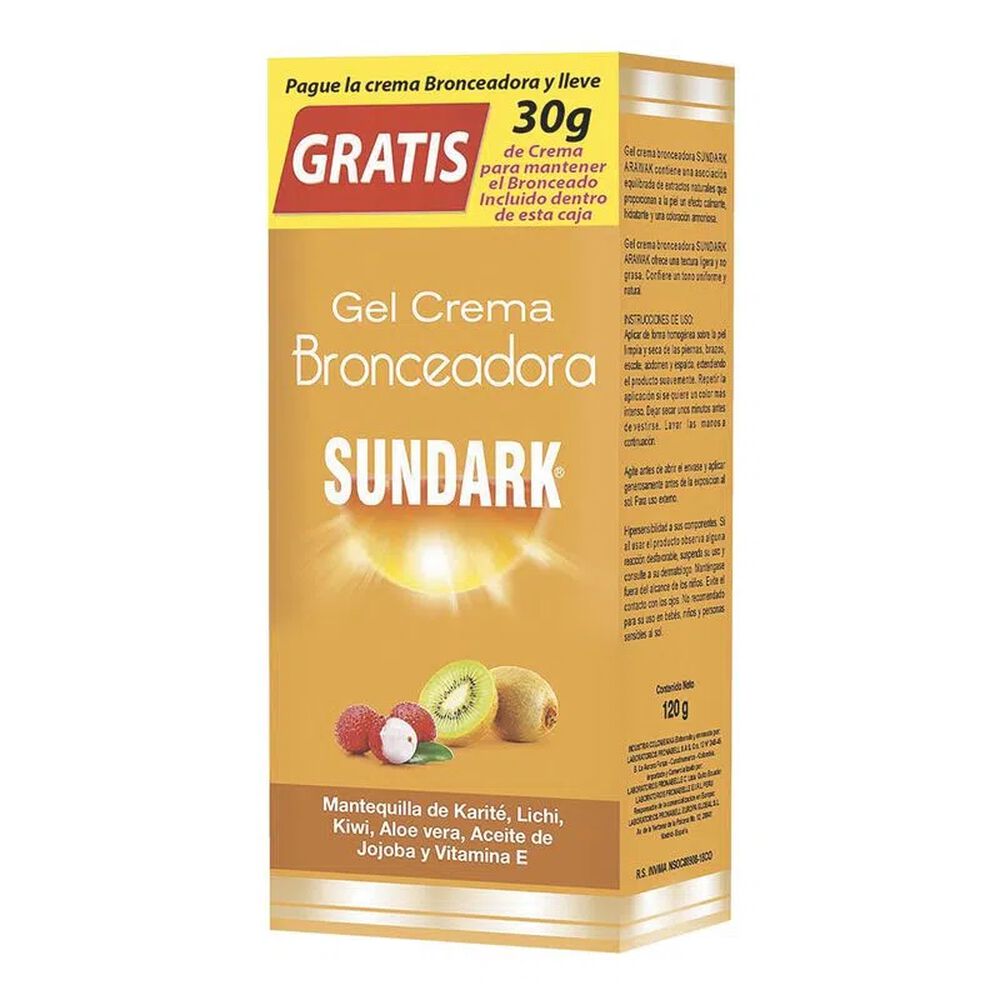 Promo-Bronceador-Sundark-Extra-Contenido-30Gr-Gratis-Crem-Top-Tubo-X-120Gr-imagen