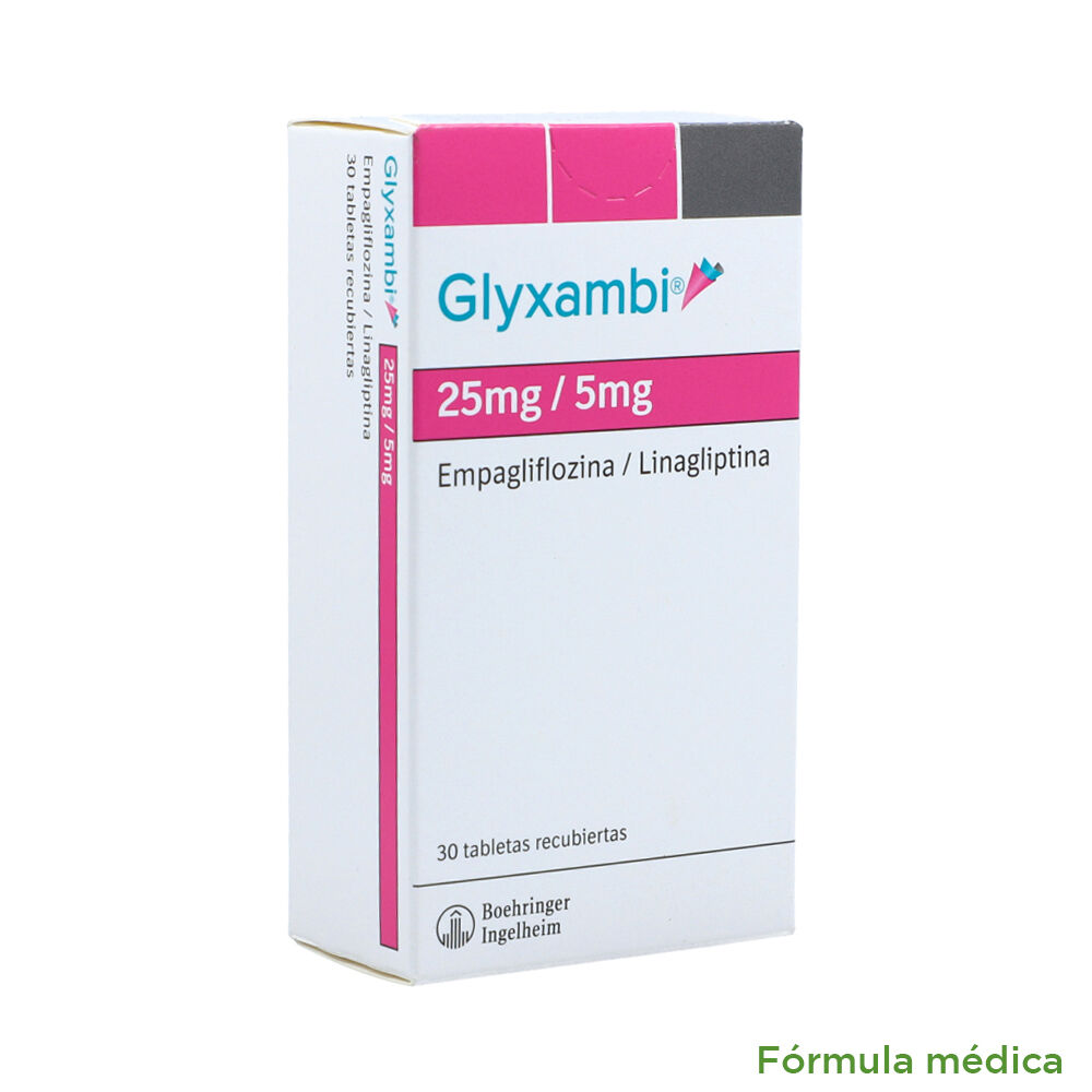 Glyxambi Tabletas Recubiertas (25+5)Mg Caja X 30