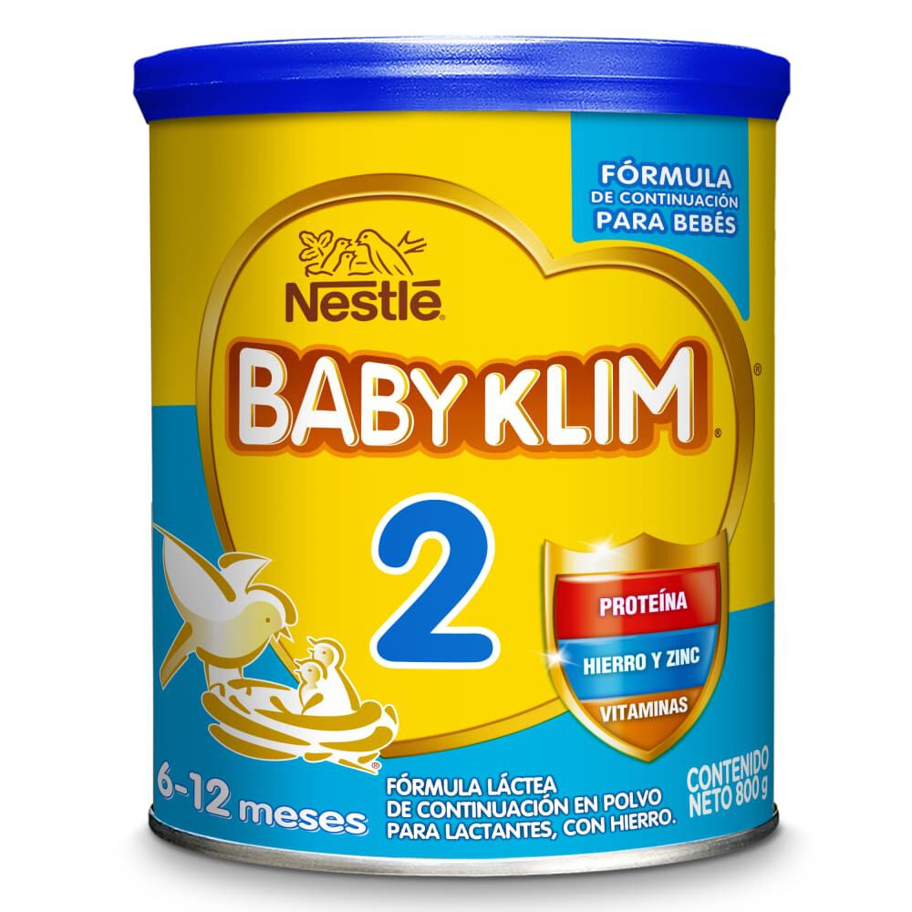 Formula Lactea Etapa 2 Polvo Baby Klim Tarro X 800Gr
