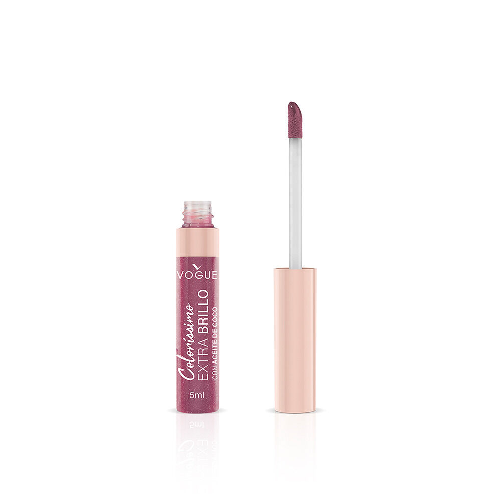 Labial-Liquido-Vogue-Colorissimo-Extra-Brillo-Tubo-por-5Ml-Fiesta-imagen-2