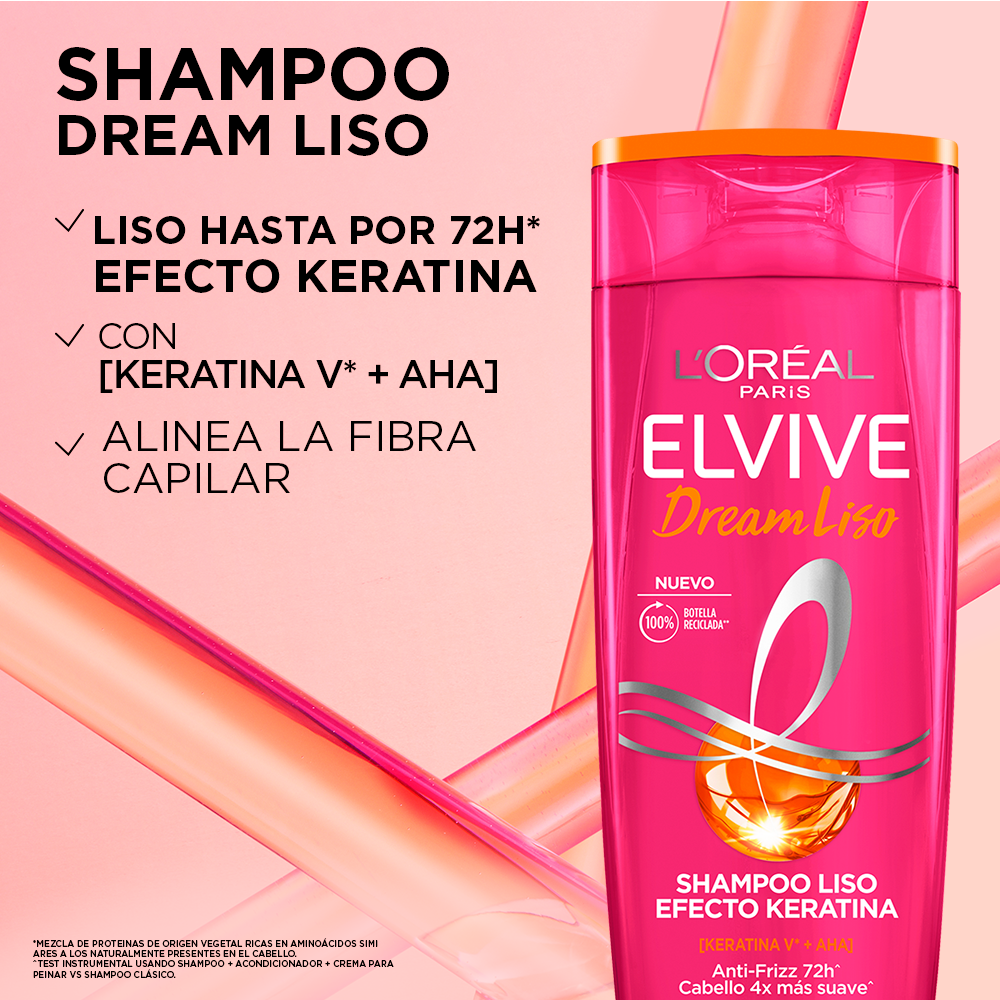 Shampoo-Elvive-Loreal-Paris-Dream-Liso-Frasco-por-370Ml-imagen-2
