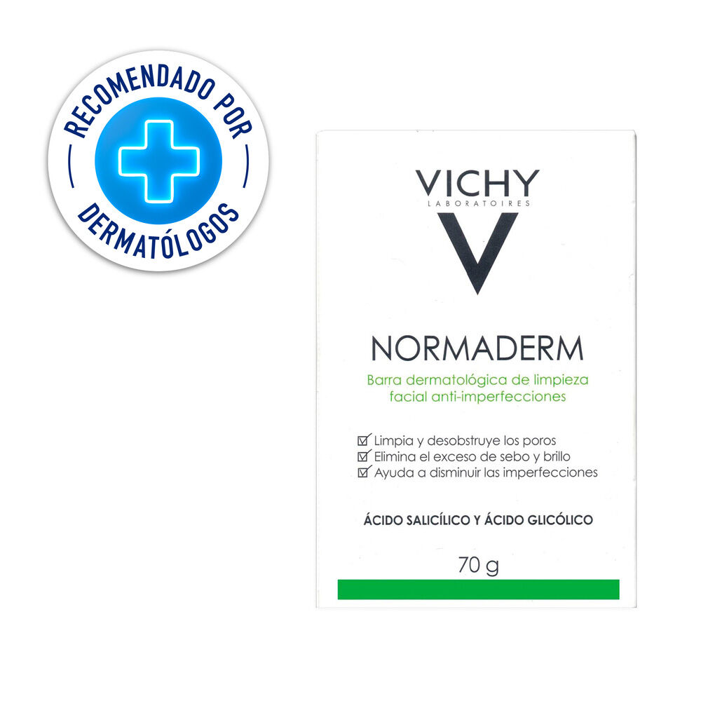 Jabón-Normaderm--Vichy-Anti--Imperfecciones-Caja-X-1-Barra-X-70Gr-imagen-1