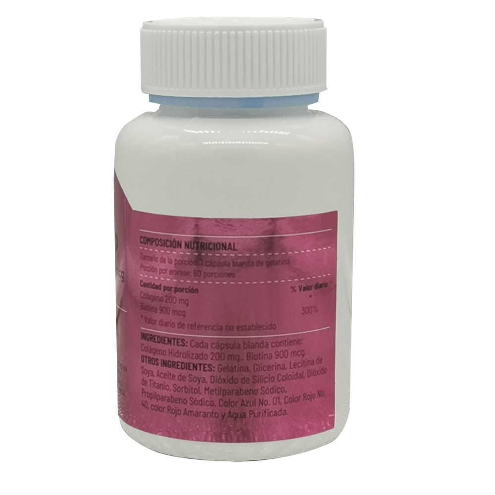Colageno-+-Biotina-200Mg-+-900Mcg-Capsulas-Blandas-Frasco-X-60-imagen-3