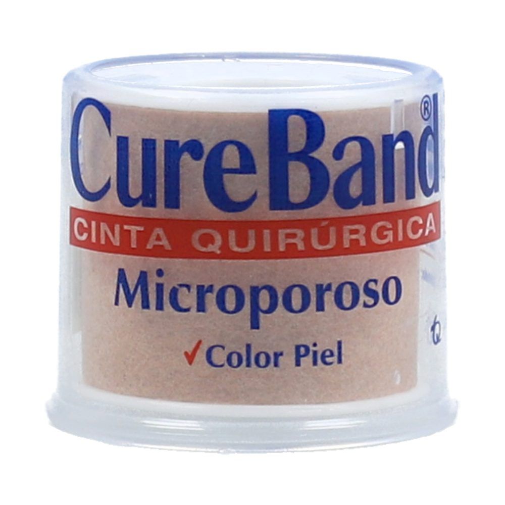 Cinta-Quirurgica-Microporoso-Cureband-Color-Piel-Rollo-1-pulg-x-3-YD -imagen-1