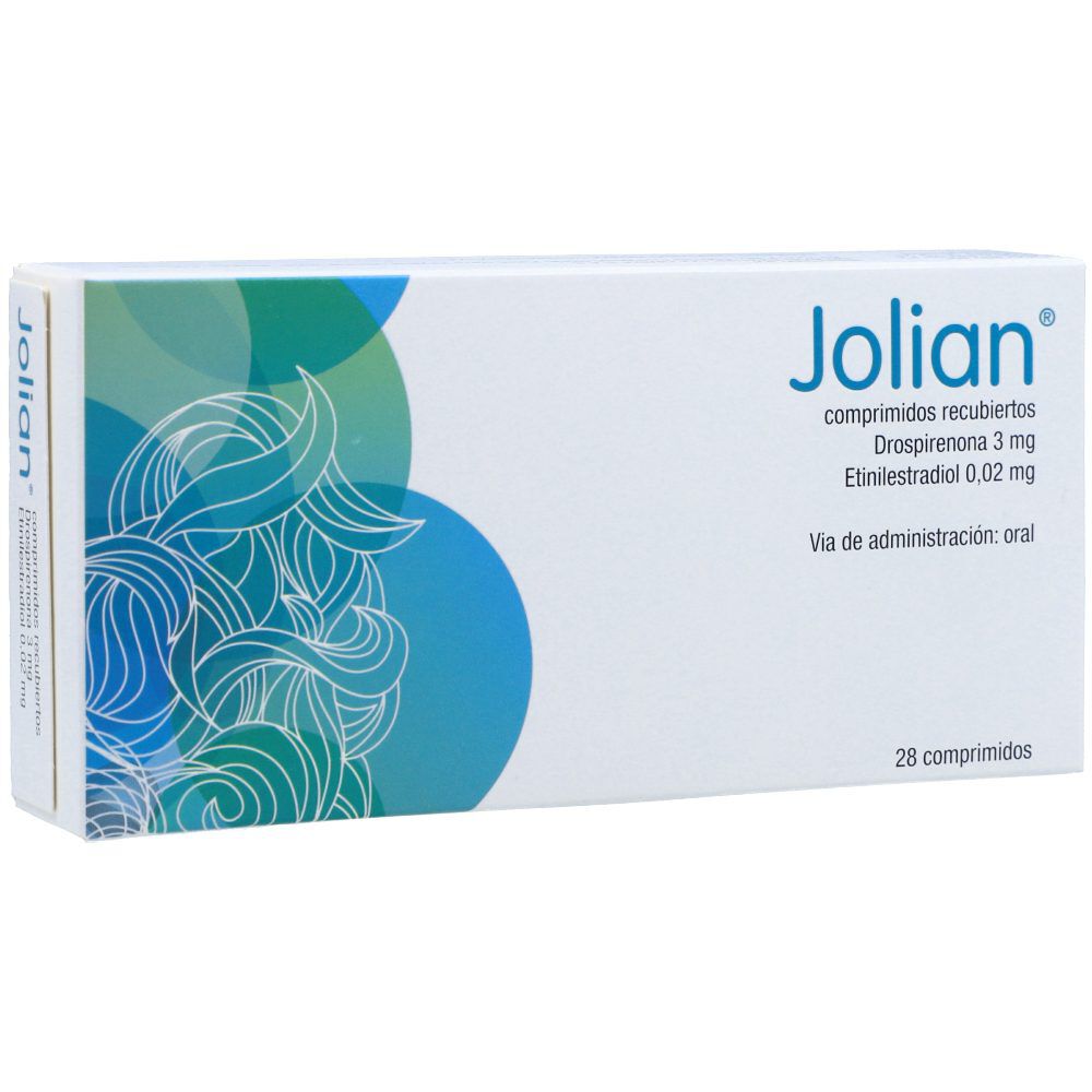 Jolian (3+0.02)Mg Caja X 28 Tabletas Recubiertas
