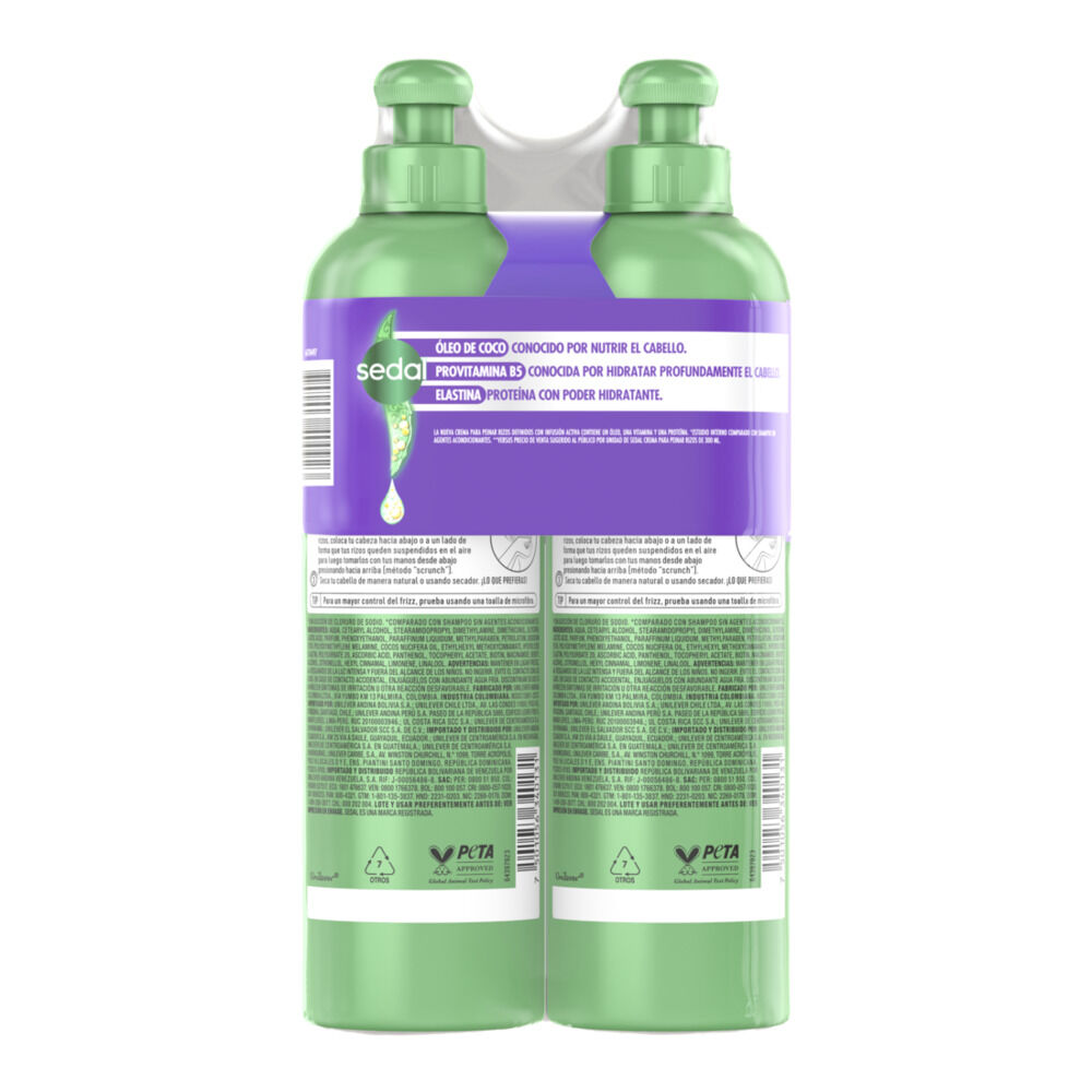 Crema-Para-Peinar-Sedal-Rizos-Definidos-2x300ml-imagen-3