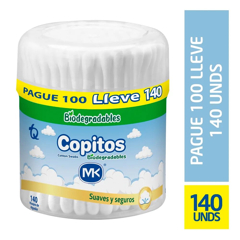 Copitos Biodegradables Pague 100 Lleve 140 Paquete Por 140 Mk