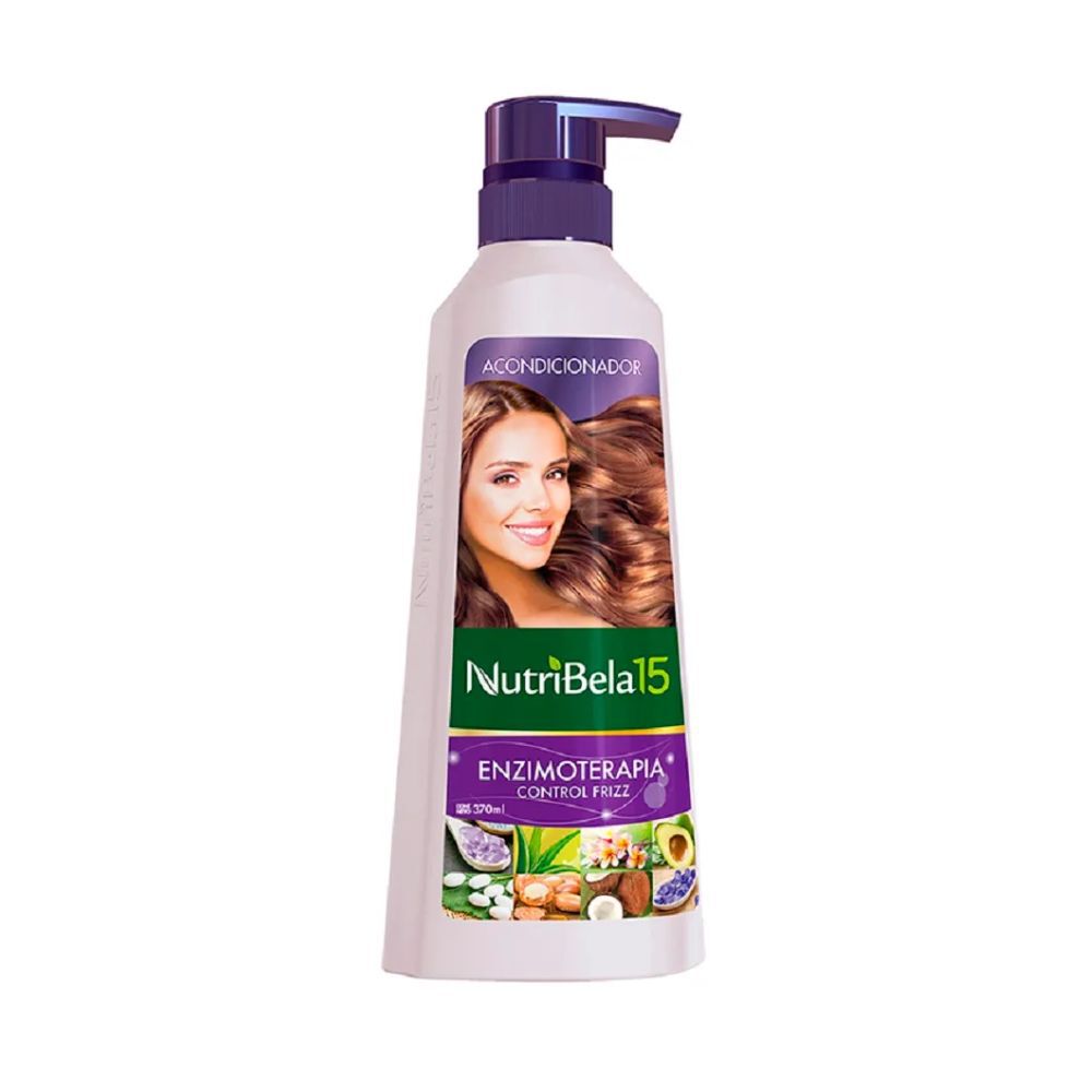 Acondicionador Nutribela 15 Enziometria Control Frizz Fco X 370Ml