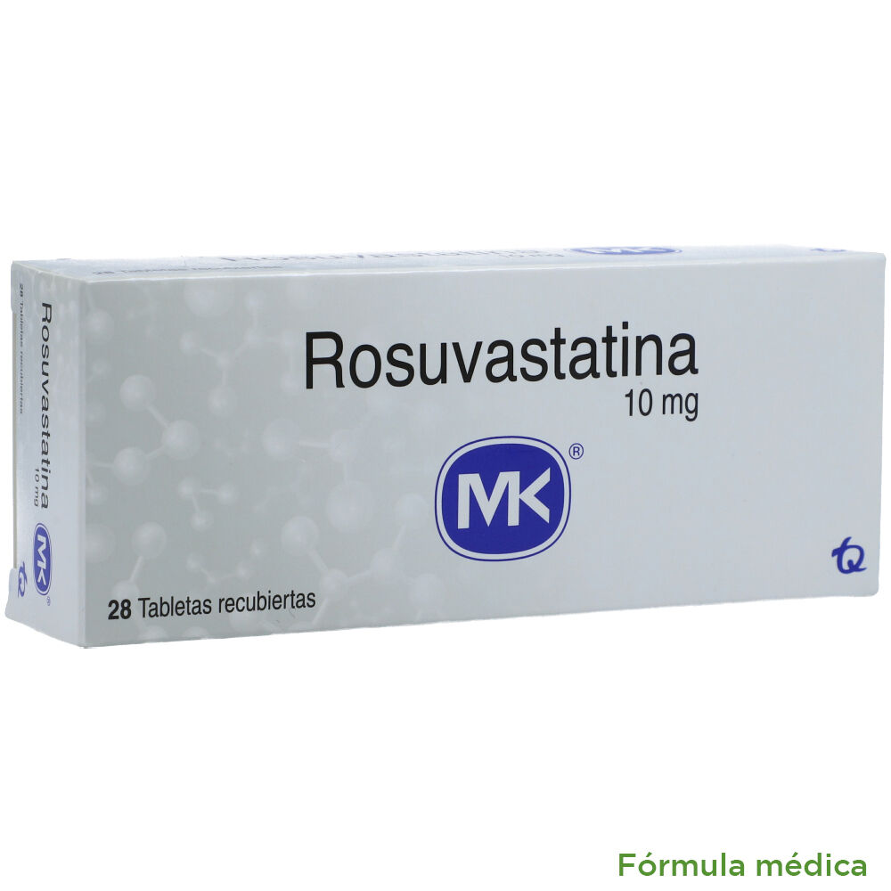 Rosuvastatina Mk 10Mg Caja X 28 Tabletas Recubiertas