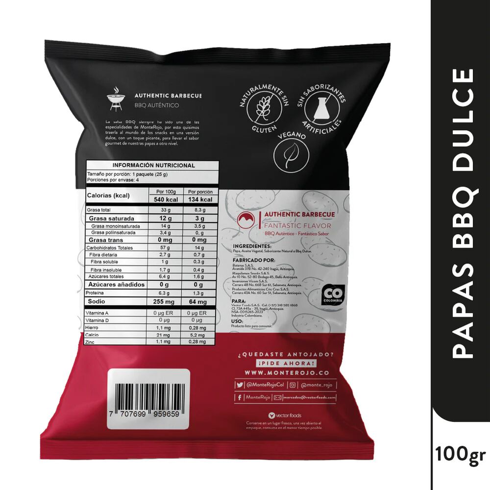 Papas-Monterojo-Paquete-X-100Gr-Bbq-Dulce-imagen-2