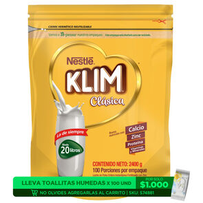 Klim-Leche-En-Polvo-Nestle-Clasica-Calcio-Zinc-Bolsa-X-2400Gr-imagen