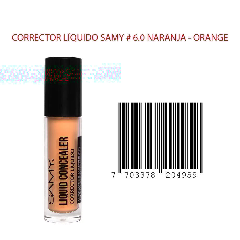 Corrector-Liquido-Samy-N-6-Naranja-Orange-Tubo-X-4.5Gr-imagen-3