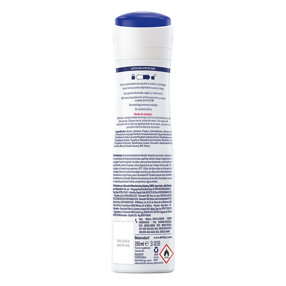 Nivea-Aclarado-Natural-Classic-Touch-Aerosol-Antitranspirante-Frasco-X-150mL-imagen-2