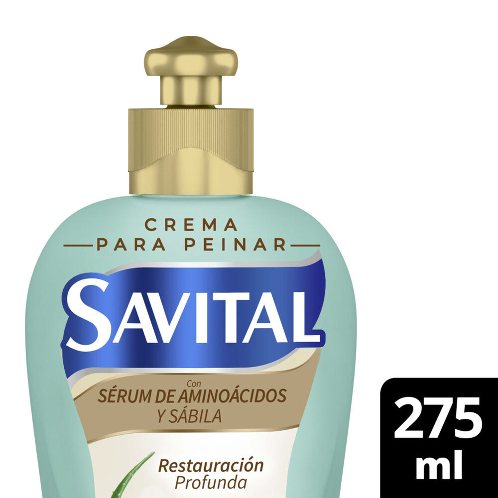 Crema-Para-Peinar-Savital-Restauracion-Profunda-Frasco-X-275Ml-imagen-3