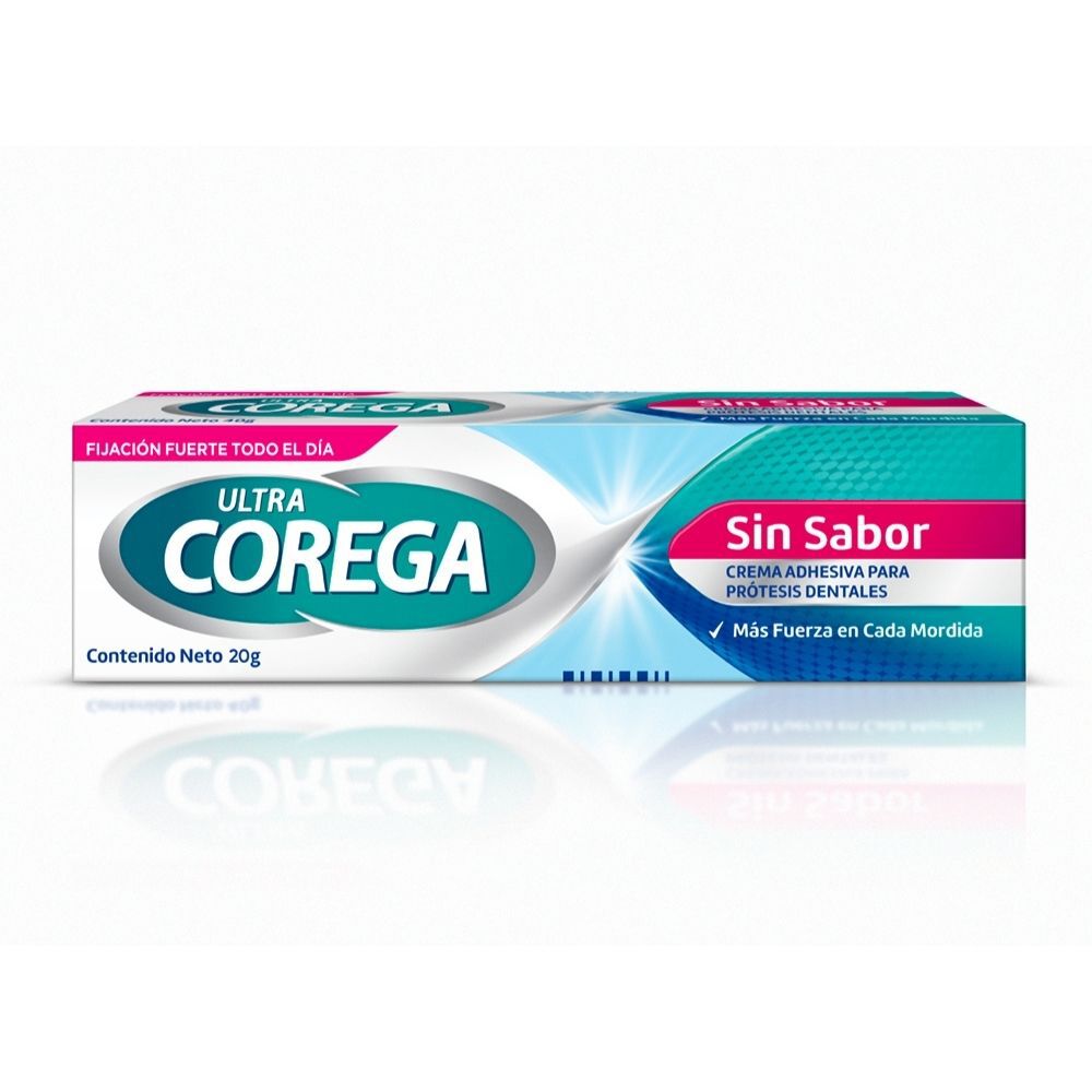 Crema Adhesiva Protesis Sin-Sabor Corega Tubo X 20 Gr