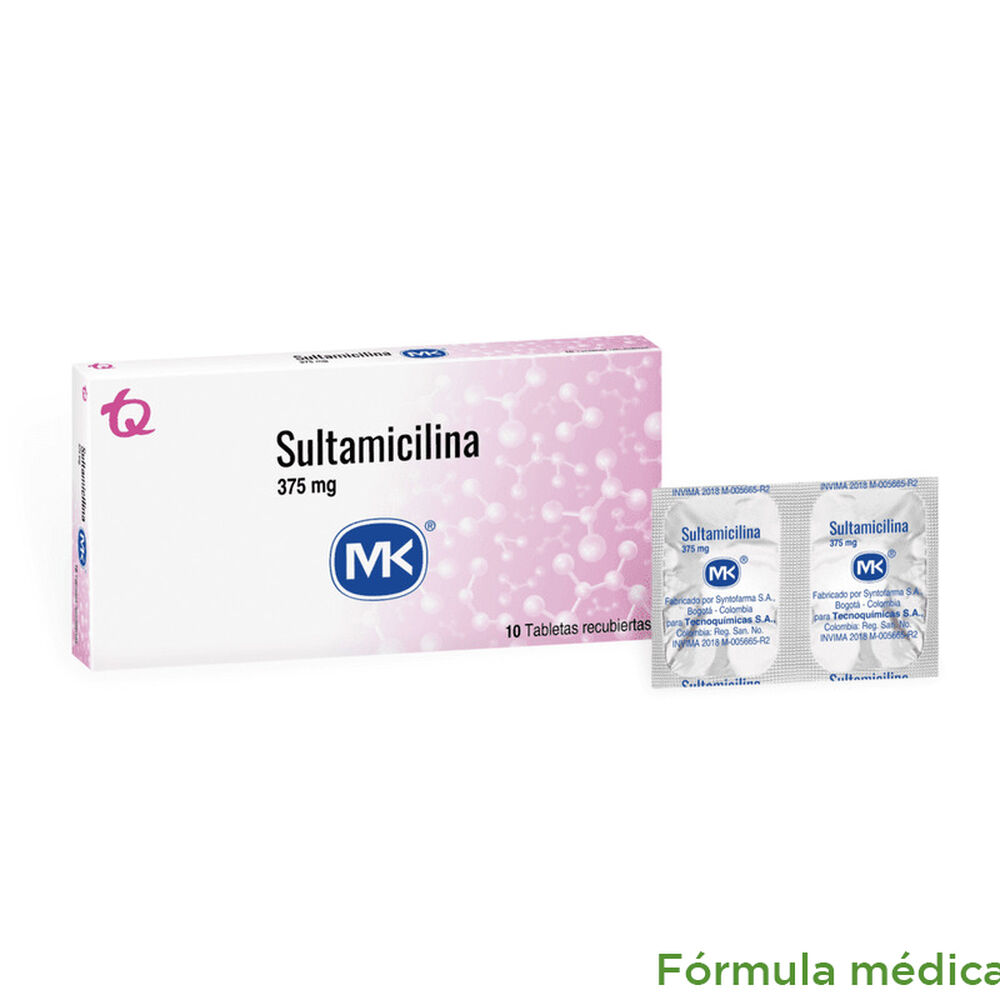 Sultamicilina-375Mg-Tableta-Recubierta-Caja-X-10-Mk-imagen