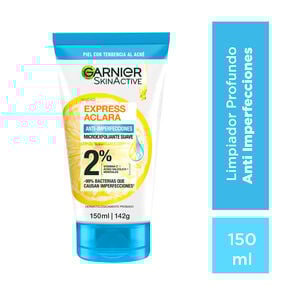 Microexfoliante-Suave-Garnier-Express-Aclara-Anti-Imperfecciones-2%-Tubo-X-150Ml-imagen