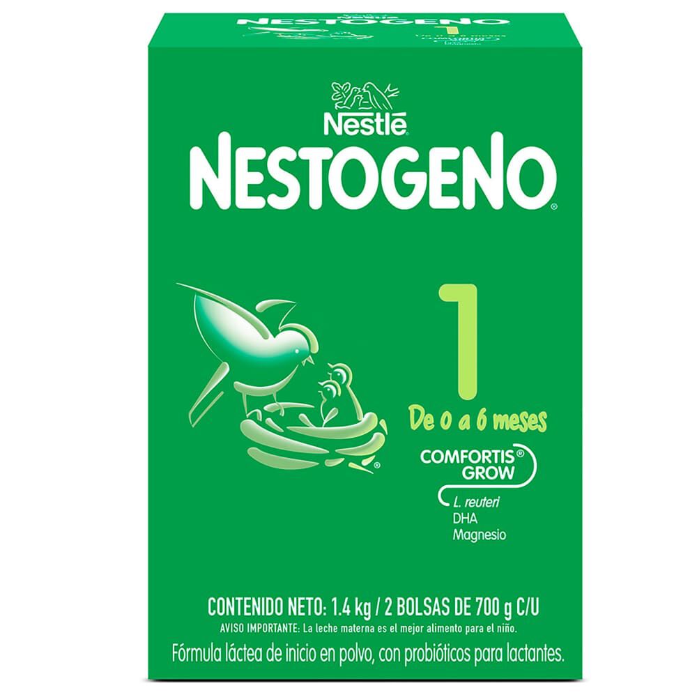 Nestogeno 1 Etapa 0 A 6 Meses Caja X 2 Bolsas X 700G