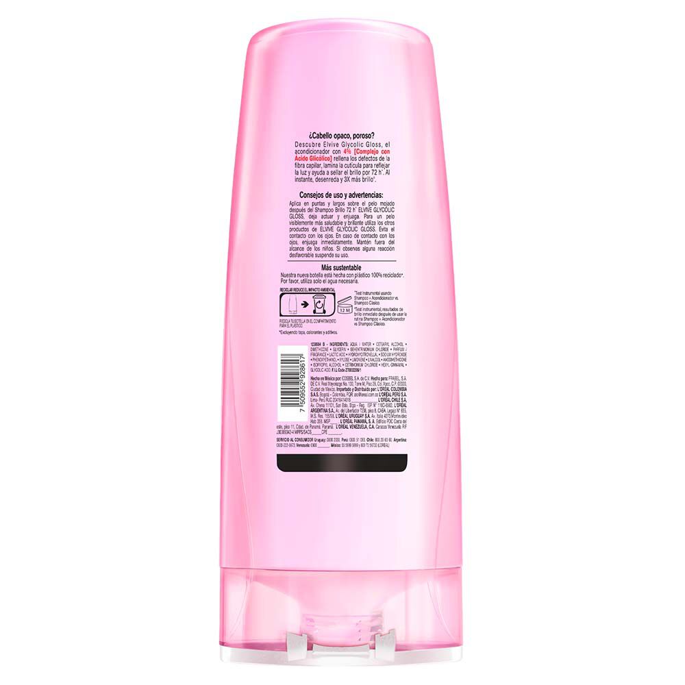 Acondicionador-Sellador-Loreal-Paris-Elvive-Glycolic-4%-Frasco-X-370Ml-imagen-2