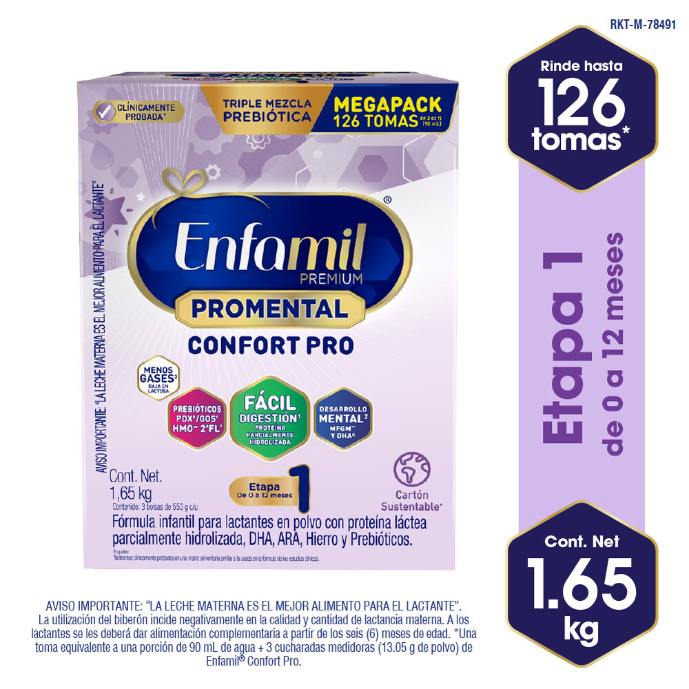 Megapack-Enfamil-Premium-Promental-Confort-Pro-Etapa-1-(0-A-12-Meses)-Caja-3Bolsas550Gr-imagen-2