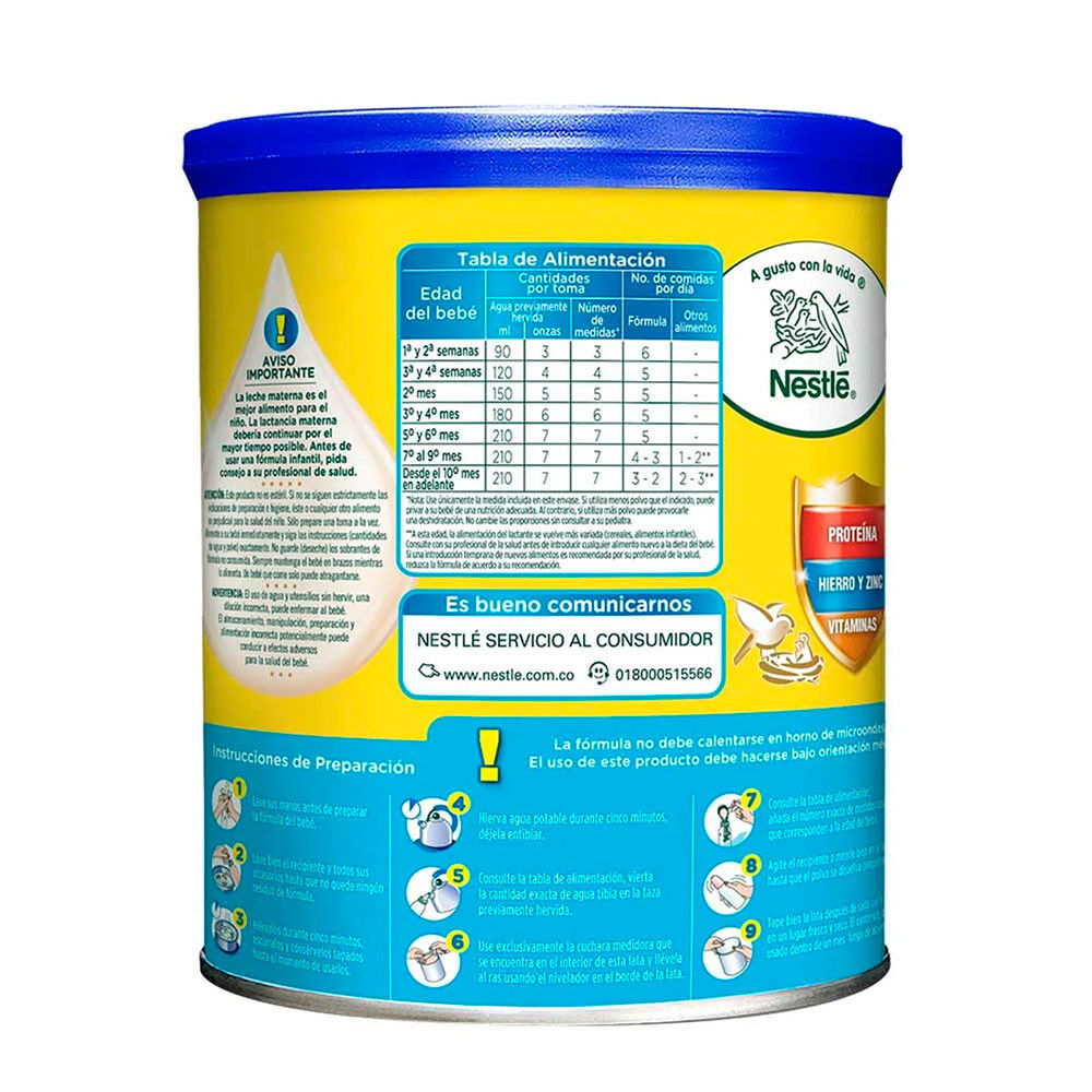 Formula Lactea Etapa 1 Polvo Baby Klim Tarro X 800Gr