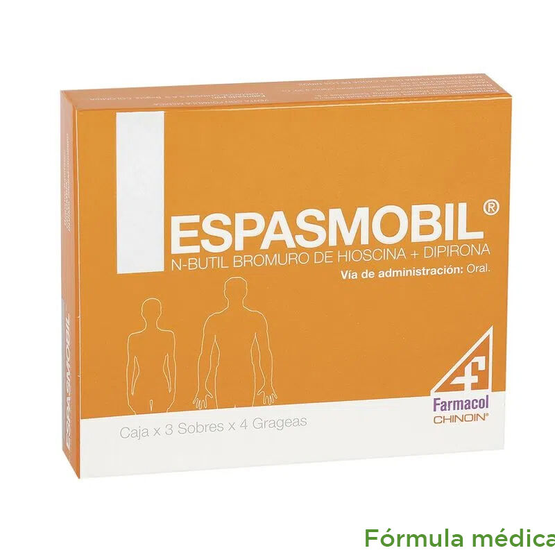 Espasmobil (300+10)Mg Tabletas Recubiertas Caja X 12