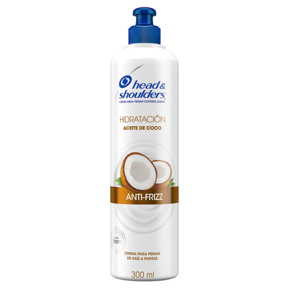 Crema-Para-Peinar-Head-&-Shoulders-Hidratacion-Anti-Frizz-Frasco-X-300mL-imagen-1