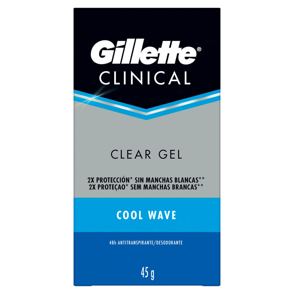 Desodorante-Clear-Gel---Gillette-Clinical-Frasco-X-45Gr-Cool-Wave-imagen-1