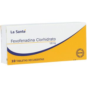 Fexofenadina-120Mg-Lasante-Caja-X-10-Tabletas-Recubiertas-imagen