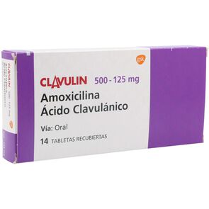 Clavulin-Tabletas-Recubiertas-500Mg+125Mg-Caja-X-14-imagen