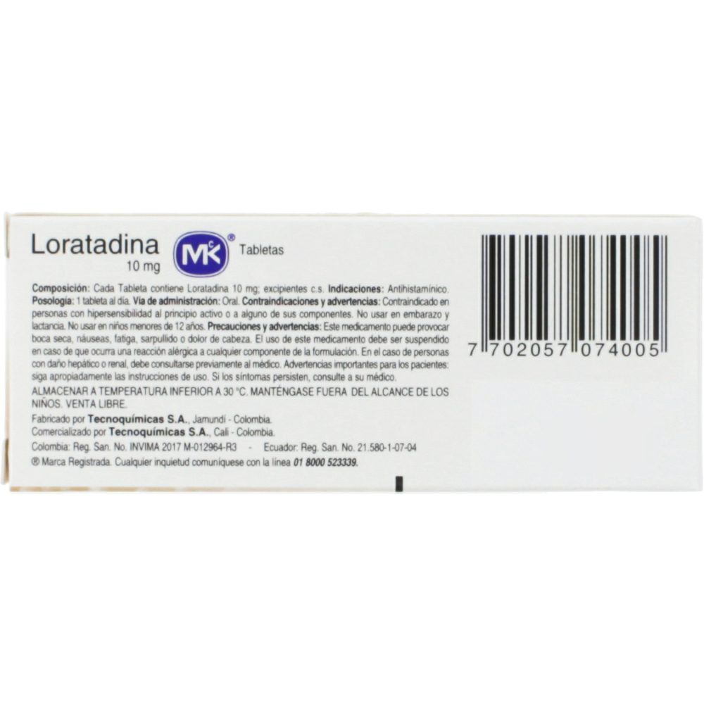 Loratadina-10Mg-Tableta-Caja-X-10-Tabletas-imagen-2