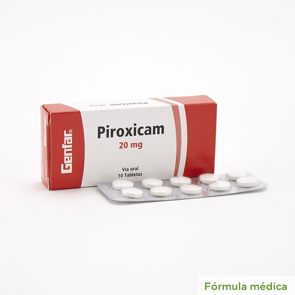 Piroxicam 20Mg Capsula Caja X 10 Capsulas