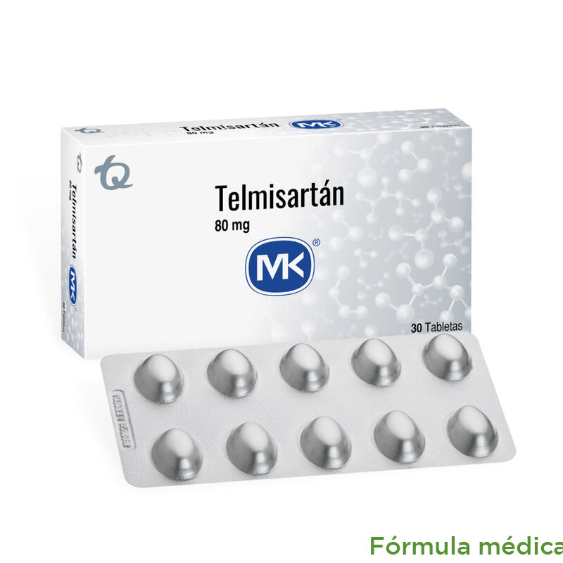 Telmisartan 80Mg Tableta Caja X 30 Mk