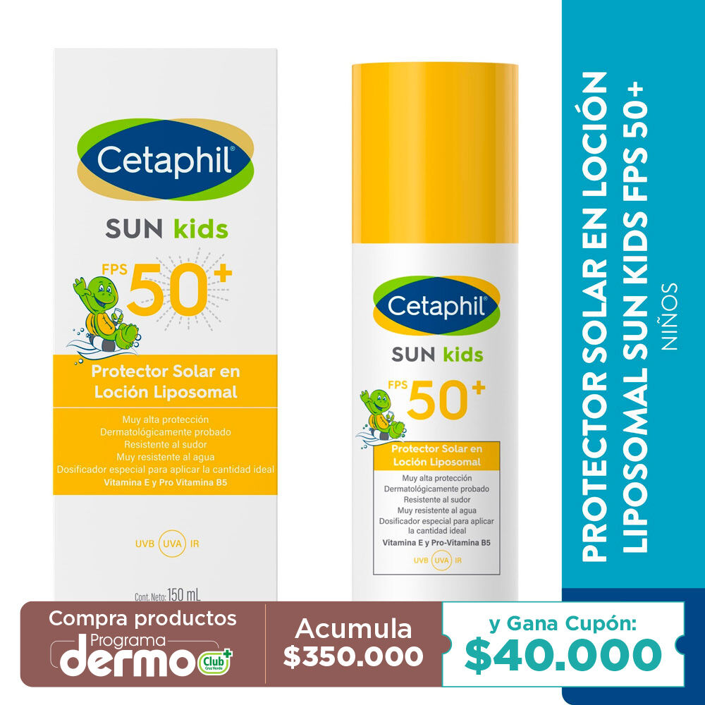 Cetaphil-Protector-solar-Kids-FPS-50+-Loción-Frasco-X-150mL-Muy-Alta-Protección-imagen-1