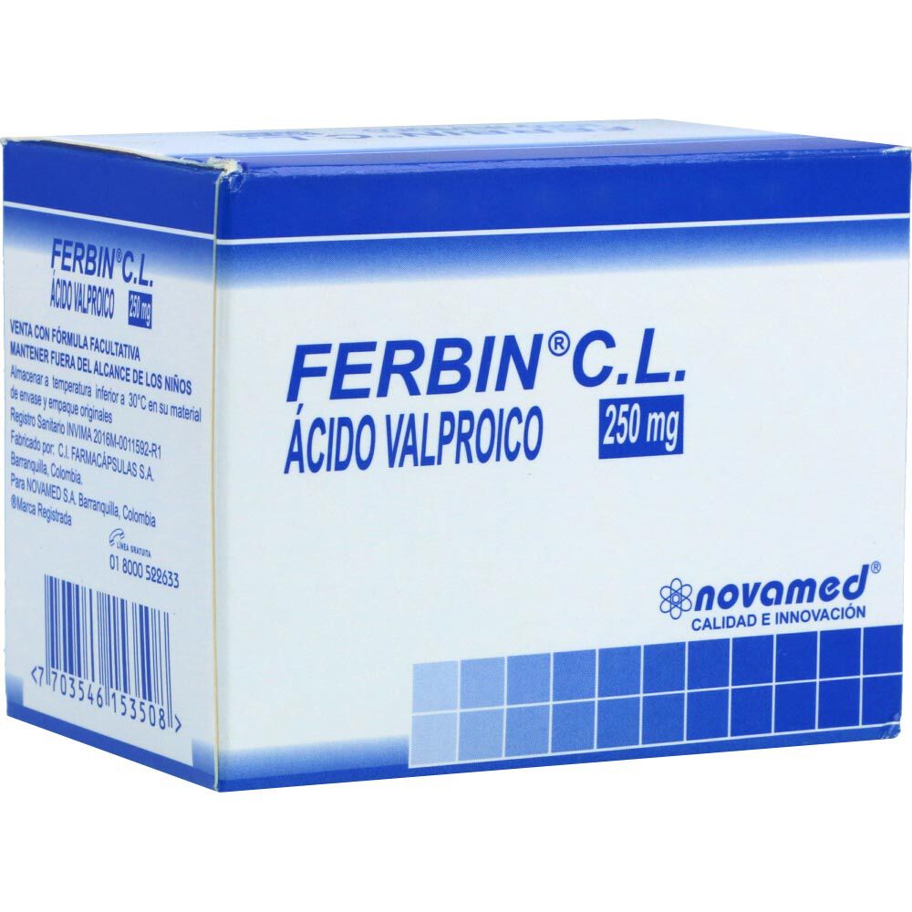 Ferbin C. L. Cápsulas Duras con Contenido Líquido 250Mg Blíster x 10