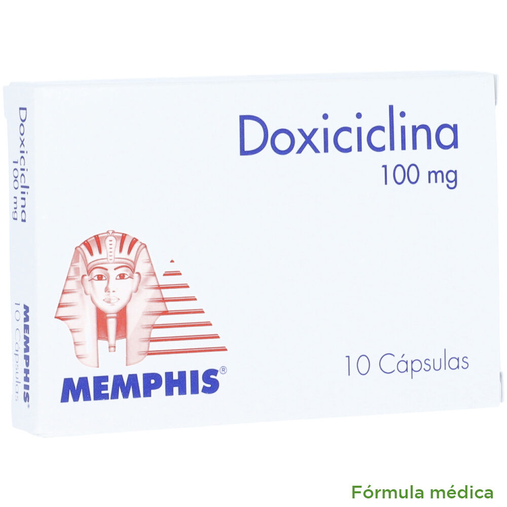 Doxiciclina Cápsulas 100 mg Caja X 10
