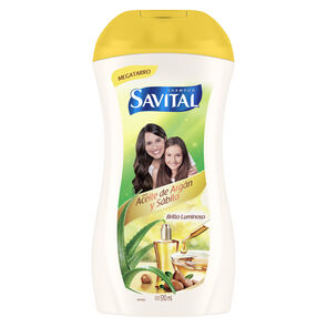 Shampoo-Brillo-Luminoso-Savital-Aceite-De-Argan-Y-Sabila-Frasco-X-510Ml-imagen