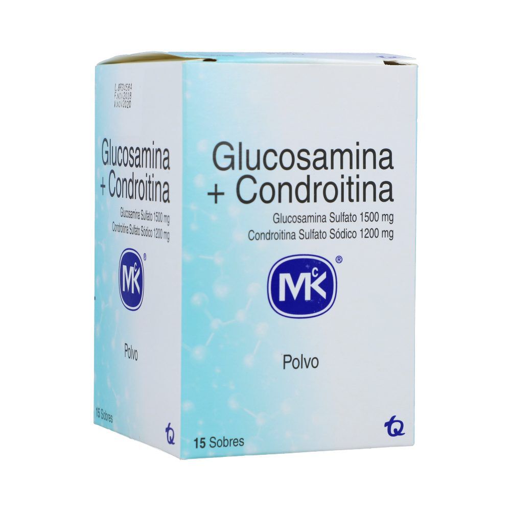 Glucosamina+Condroitina Mk 1500Mg+1200Mg Caja X 15 Sobres Polvo Suspensión Oral