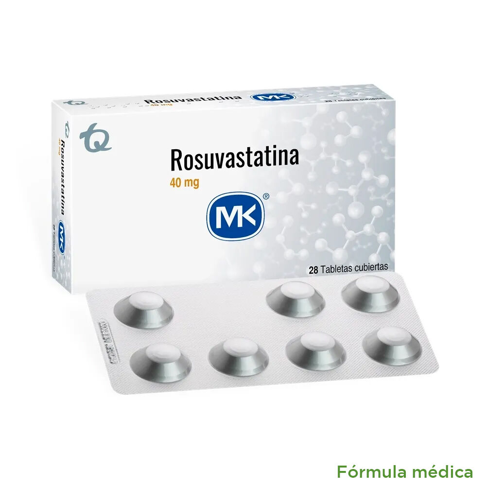 Rosuvastatina 40Mg Tableta Recubierta Caja X 28 Mk