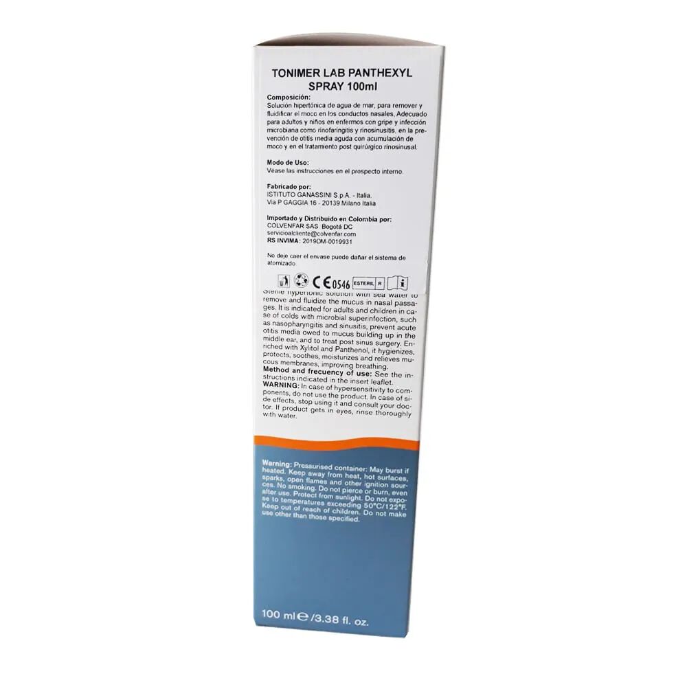 TONIMER-SPRAY-PANTHEXYL-REF-I48V01810-FRASCO-TONIMER-100ML-imagen-2