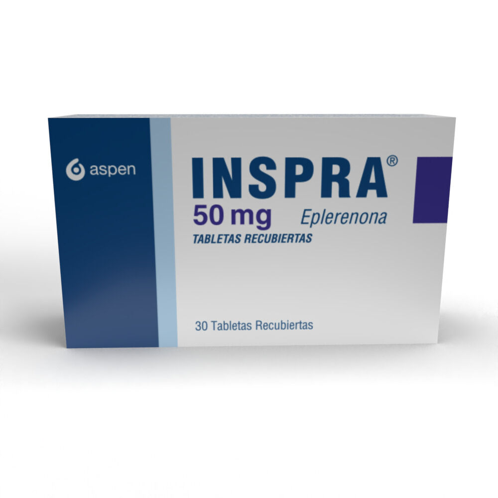 Inspra Tabletas Recubiertas 50Mg Caja X 30