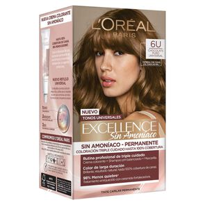 Tinte-Capilar-Loreal-Paris-6U-Excellence-Sin-Amoniaco-Tubo-X-45Gr-Chocolate-Puro-Universal-imagen