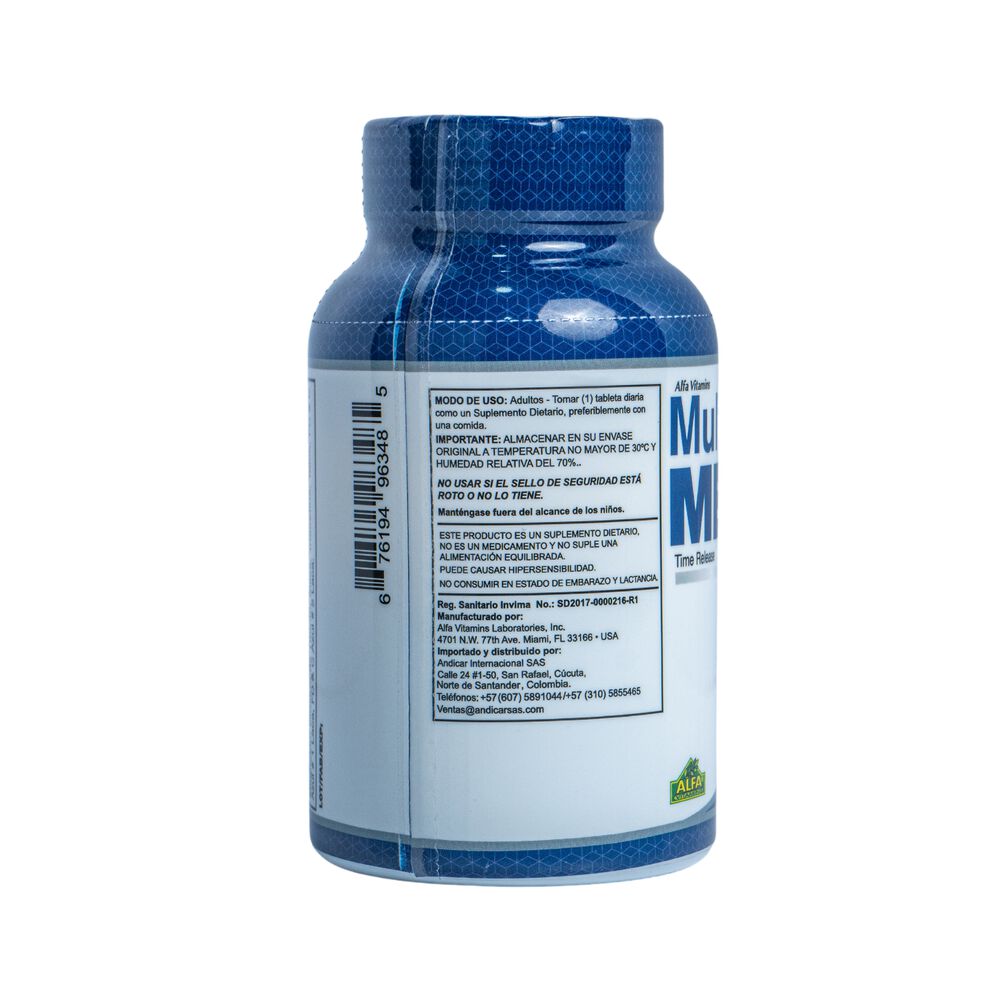 Suplemento-Dietario-Alfa-Vitamins-Multi-Men-Time-Release-Multiples-Componentes-Tableta-Frasco-X-100-imagen-3