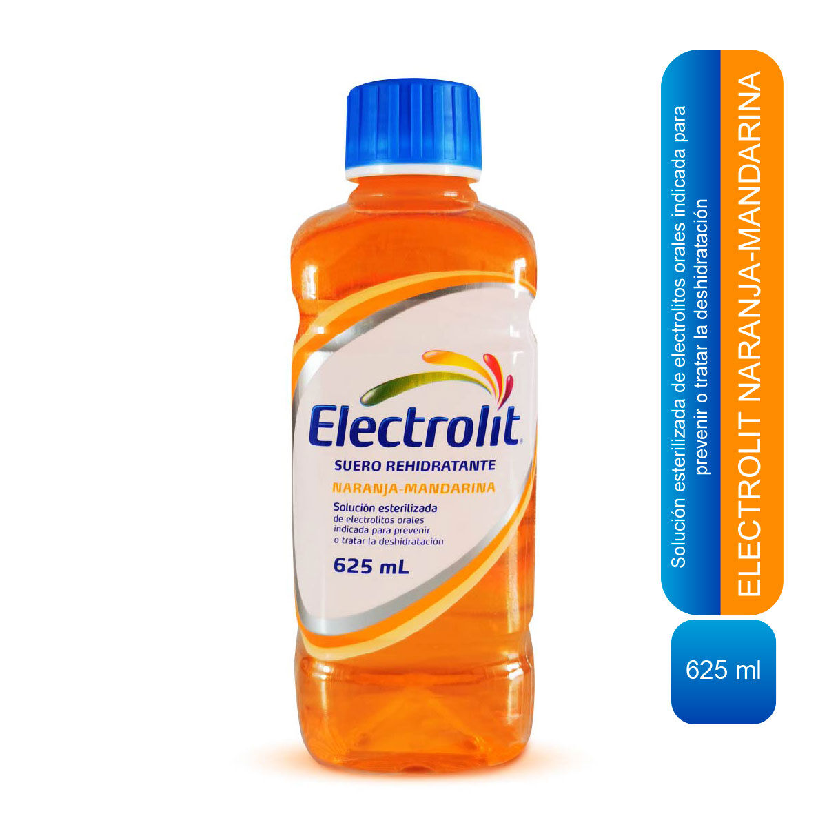 Electrolit Suero Rehidratante Solución Oral Naranja-Mandarina Frasco X 625mL