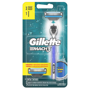 Máquina-Afeitar+2-Repuestos-Gillette-Sobre-X-1-Mach3-imagen