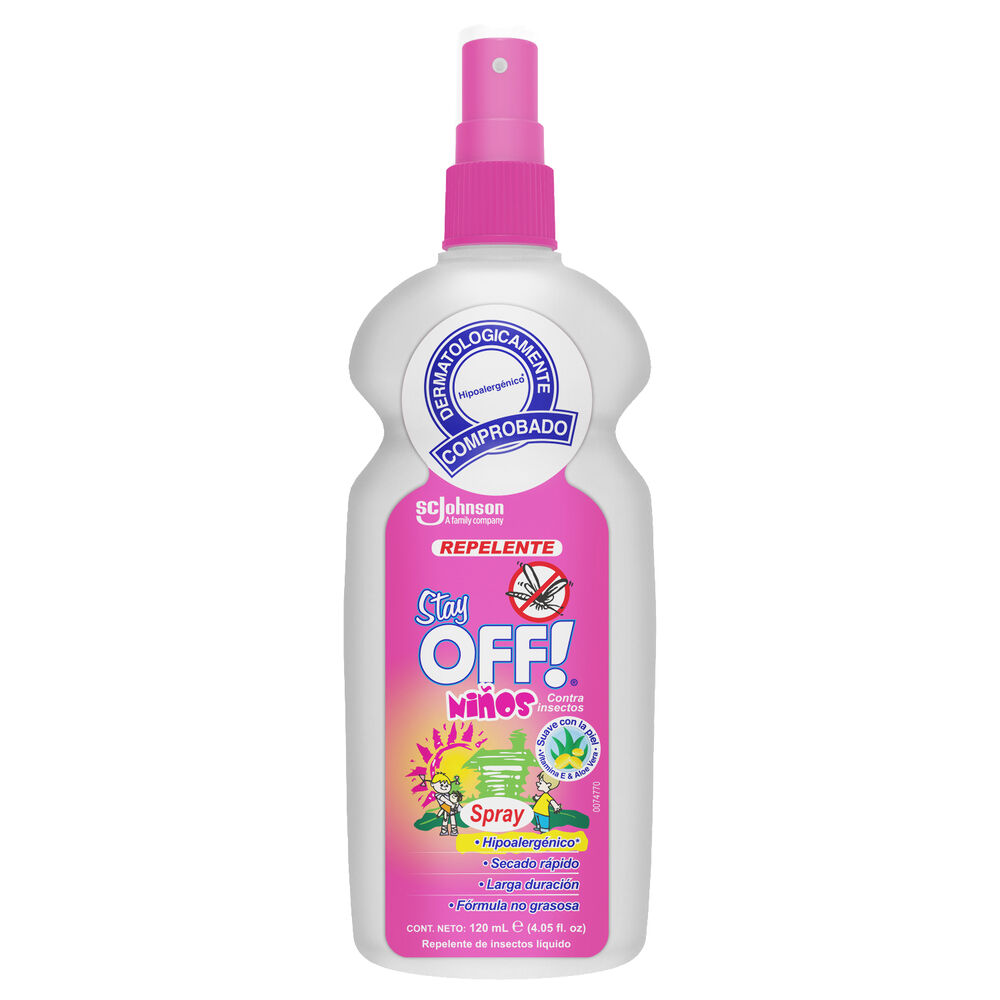 Repelente Stay Off Frasco X 120 Ml Niños Hipoalergénico