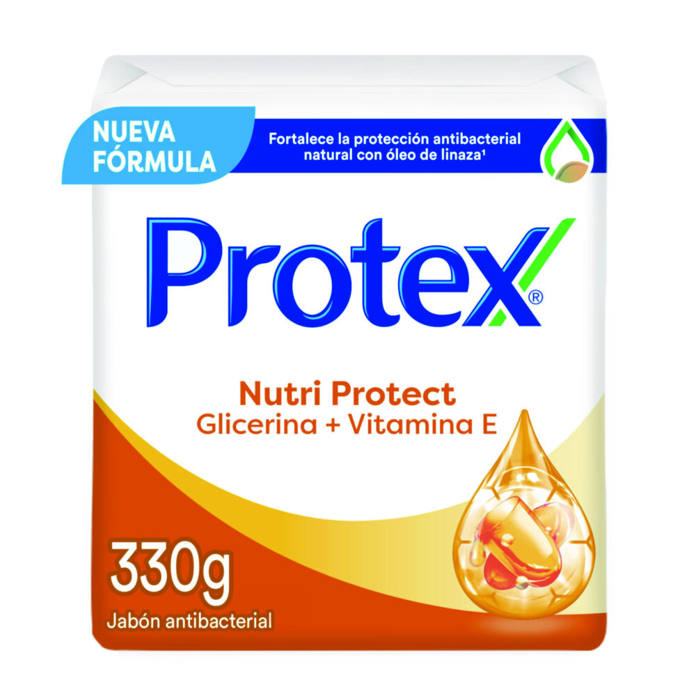 Jabon Antibacterial Protex Nutri Protect Paquete X 3Barra X 110Gr Vitamina E