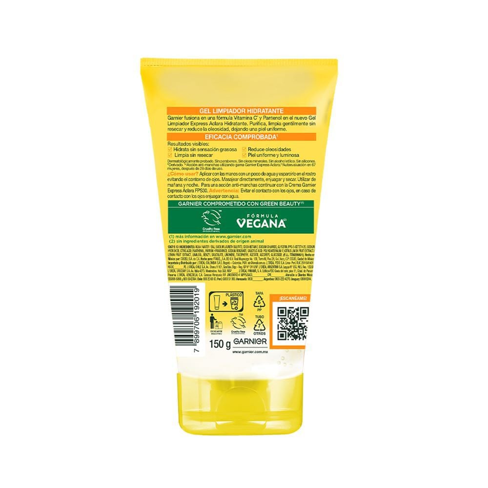 Gel-Limpiador-Garnier-Express-Aclara-Vitamina-C-Tubo-X-150Gr-imagen-2