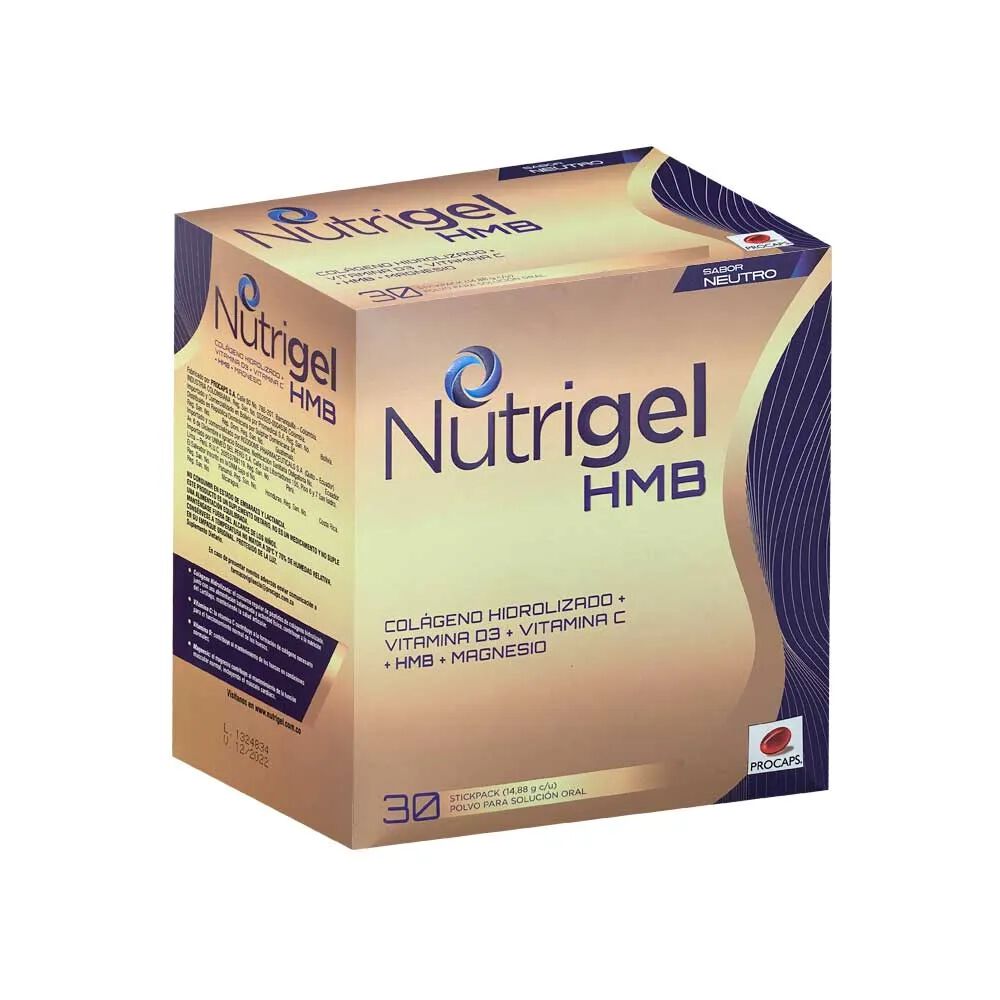 Nutrigel-Polvo-Solucion-Oral-Caja-X-30Sobre-X-14.88Gr-Hmb-Neutro-imagen