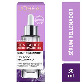 Ácido-Hialuronico-Serum-Rellenador--40%-De-Líneas-De-Expresion--L'Oreal-Paris-Revitalift-Frasco-X-30mL-imagen